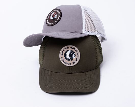 Kappe Brixton Rival Stamp X Mp Mesh Cap Military Olive Military Olive
