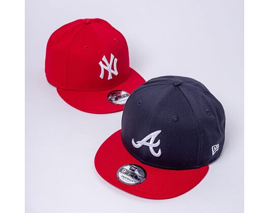 Kappe New Era - MLB Basic 9FIFTY - NY Yankees - Scarlet / White