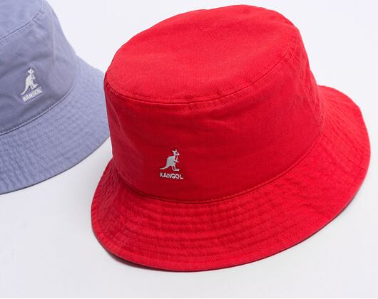 Hut Kangol Washed Bucket Cherry Glow