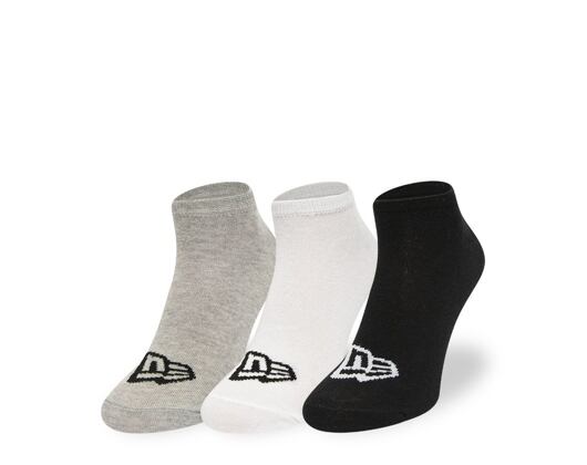 Socken New Era Flag Sneakers 3Pack Grey/White/Black