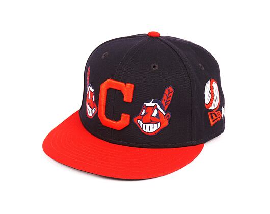 Kappe Adam Wave 59FIFTY MLB “Banned” Cleveland Indians Fitted