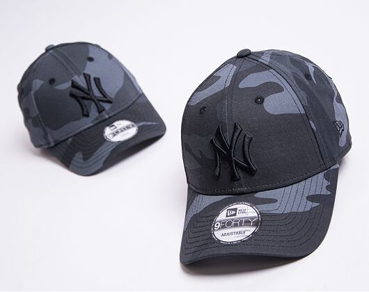 Kappe New Era - MLB Essential 9FORTY - NY Yankees - Night Camo / Black