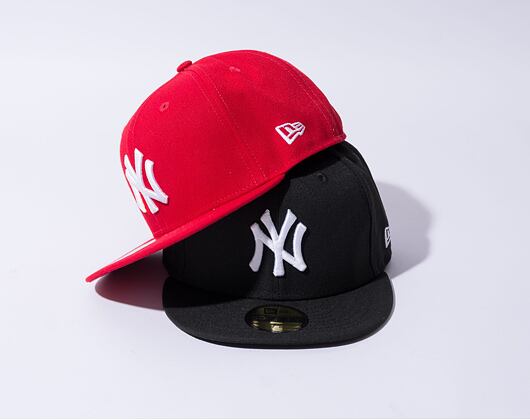 Kappe New Era - MLB Basic 59FIFTY - NY Yankees - Scarlet / White