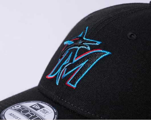 Kappe New Era 9FORTY MLB The League 19 Miami Marlins Strapback Game Logo