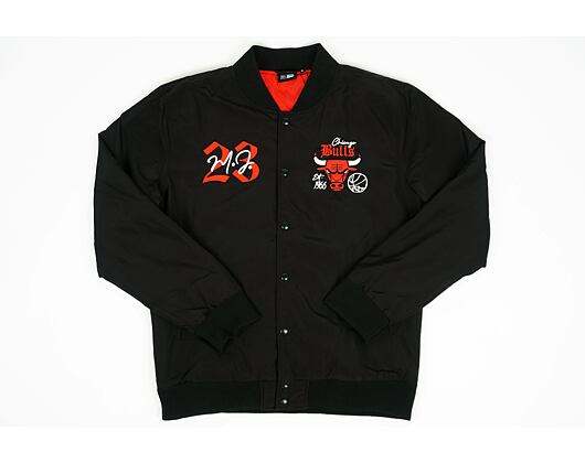 Jacke New Era x Adam Wave Chicago Bulls Tribute Bomber Black / Red