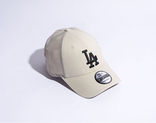 Kappe New Era 9FORTY Trucker MLB Home Field - LA Dodgers - Stone / Black