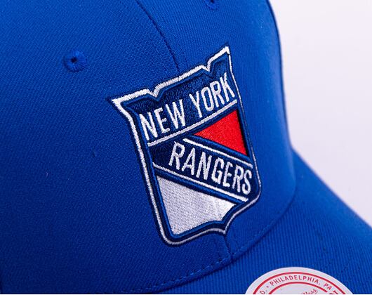 Kappe Mitchell & Ness - Team Ground 2.0 Pro Snapback - New York Rangers - Blue