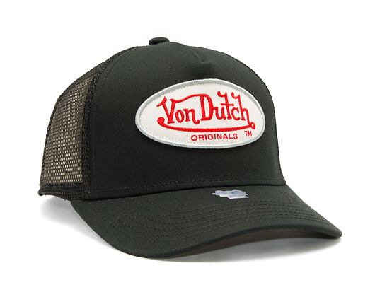 Kappe Von Dutch Boston Trucker Cotton Black / Red