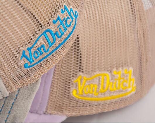 Kappe Von Dutch Trucker Kent Velvet Lilac/Sand