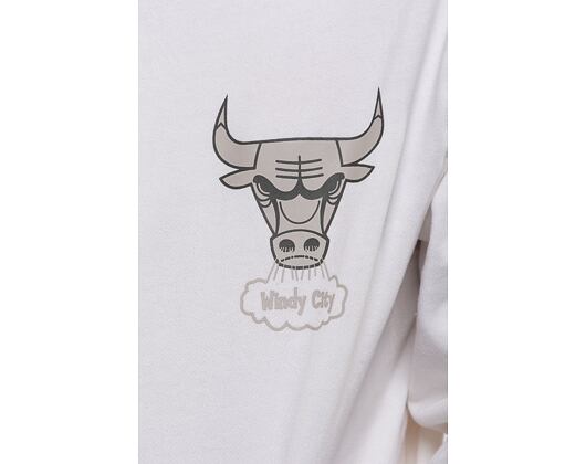 Mitchell & Ness NBA Cream Kapuzenpullover Bulls Off White
