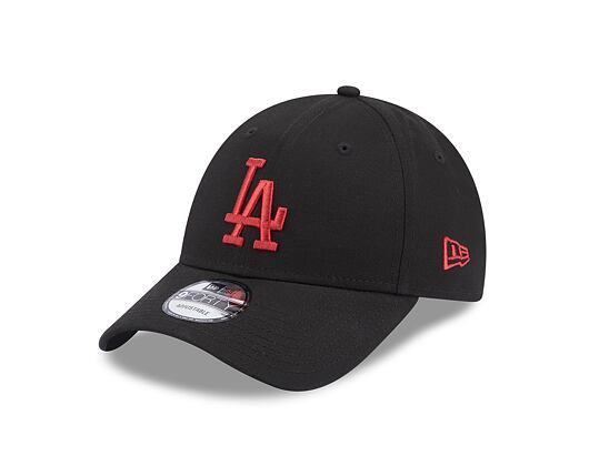 Kappe New Era 9FORTY MLB League Essential - LA Dodgers - Black / Cardinal