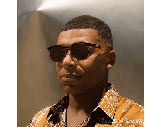 Sonnenbrille Oakley HSTN "Kylian Mbappé" Dark Amber/Light Curry - Prizm Tungsten