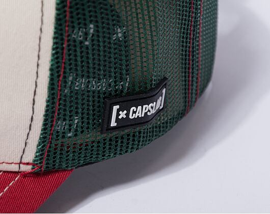 Kappe Capslab - Trucker Tom & Jerry - Tom & Jerry - Sand / Green / Red