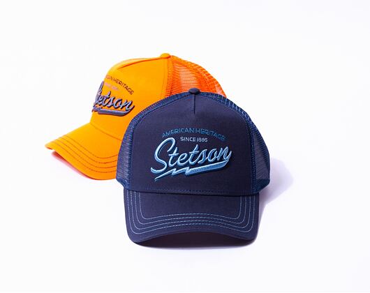 Kappe Stetson Trucker Cap American Heritage Classic Navy