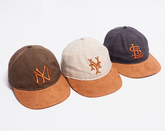 Kappe New Era 9FIFTY Retro Crown MLB Two-Tone Marl New York Mets Oatmeal