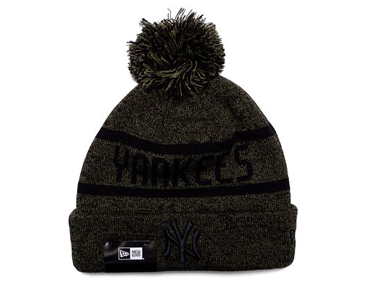 Mütze New Era MLB Jake Cuff Knit - NY Yankees - Olive / Black