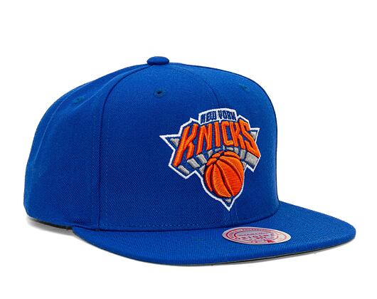 Kappe Mitchell & Ness - NBA Team Ground 2.0 Snapback - NY Knicks - Blau