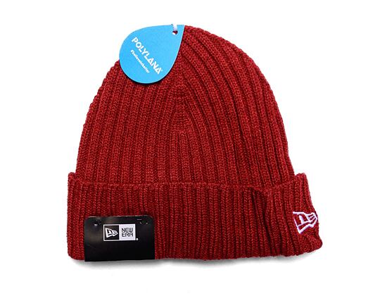 Mütze New Era Rib Short Cuff Beanie Cardinal / White