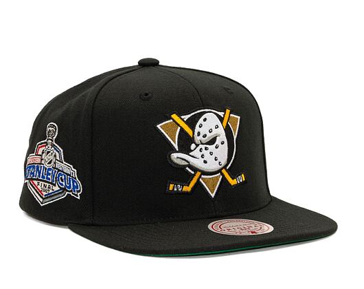 Kappe Mitchell & Ness NHL Top Spot Snapback Anaheim Ducks Black
