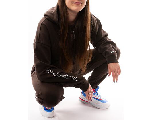 Damen Trainerhose New Era MLB Lifestyle Joggers - NY Yankees - Brown / White