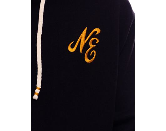 Pullover New Era Script Logo Oversized Hoody - Black / Metallic Gold