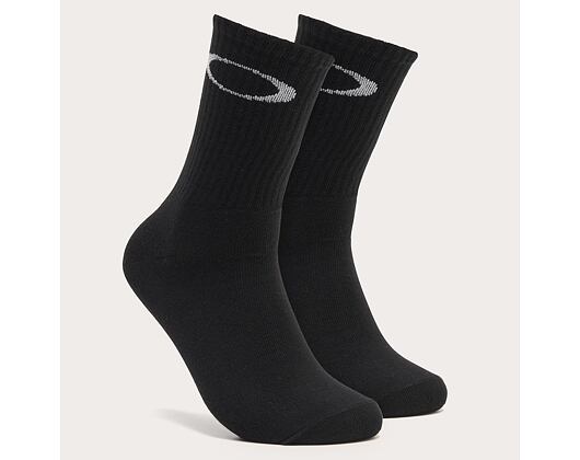Socken Oakley Ellipse  3 pack Crew Sock Black