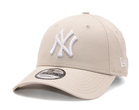 Kappe New Era - MLB Essential 9FORTY - NY Yankees - Stone / White