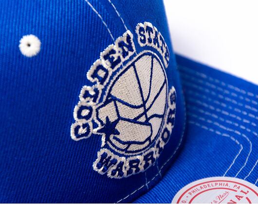 Kappe Mitchell & Ness Contrast Natural Snapback Hwc Golden State Warriors Blue