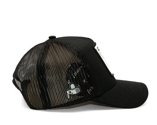 Kappe Capslab Trucker - Warner Bros - Rick and Morty - Schwarz / Metallic