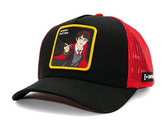 Kappe Capslab Harry Potter Trucker - Harry - Black / Red