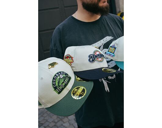 Kappe New Era 59FIFTY Low Profile "Melted Cream" Pin - Milwaukee Brewers - Cream