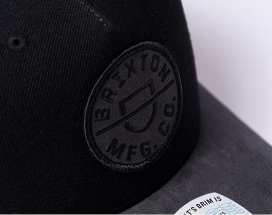 Kappe Brixton Crest C MP Snapback - Black/Black/Black