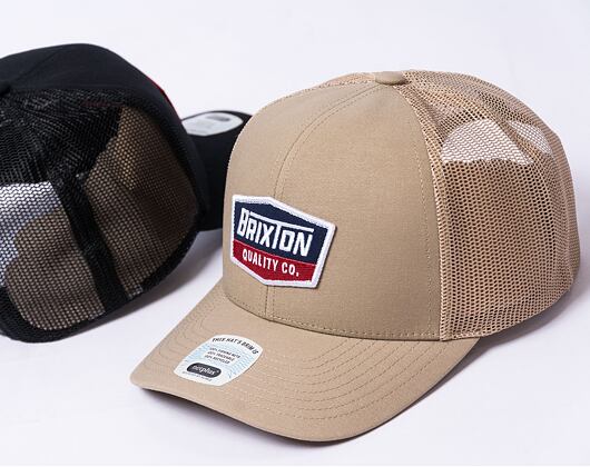 Kappe Brixton Regal Netplus MP Trucker Hat - Khaki/Khaki