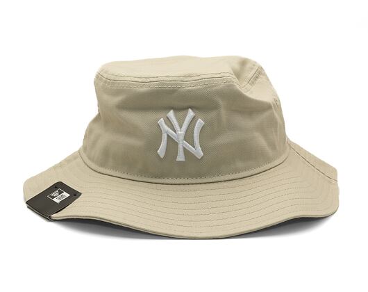 Damen Bucket Mütze New Era MLB Womens Adventure Bucket - NY Yankees - Stone / White