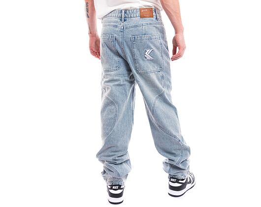 Hose Karl Kani OG Wavy Baggy Workwear Denim bleached blue