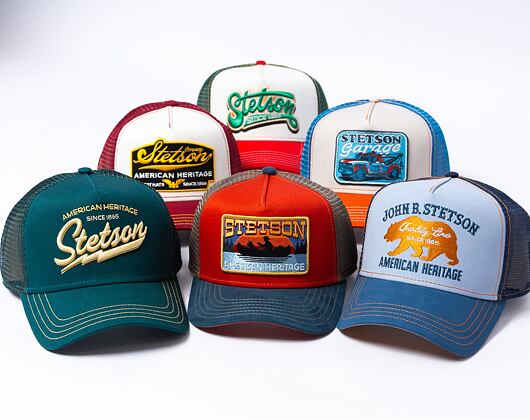 Kappe Stetson - Trucker Cap Stetson's Garage - Orange/Sand