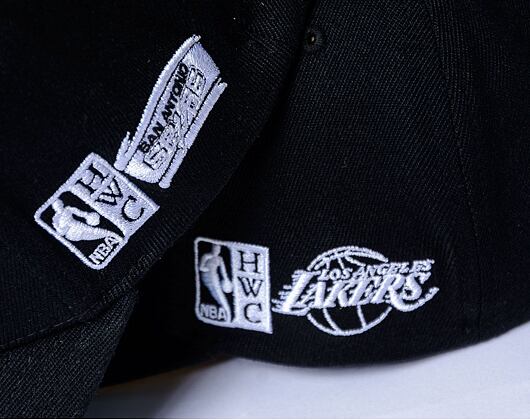 Kappe Mitchell & Ness - NBA Glow Up Classic Red - LA Lakers - Black