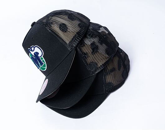 Kappe Mitchell & Ness - NBA Monogram Trucker Hwc Dallas Mavericks Black