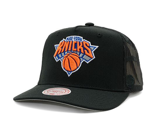 Kappe Mitchell & Ness - NBA Monogram Trucker New York Knicks Black