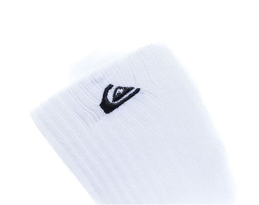2 Paar Socken Quiksilver Basic Crew Socks White/Grey