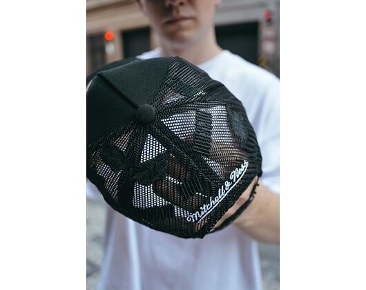 Kappe Mitchell & Ness - NBA Monogram Trucker Hwc Houston Rockets Black