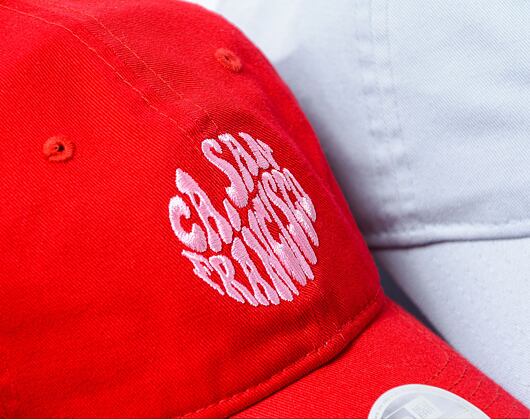 Damen Kappe New Era - 9TWENTY Summer City - San Francisco - Scarlet / Fondant Pink