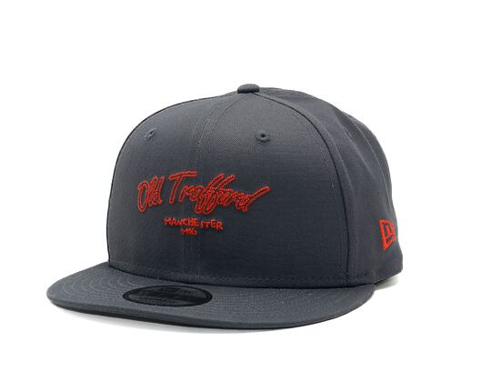 Kappe New Era - 9FIFTY Chain Stitch - Manchester United FC - Grey Heather