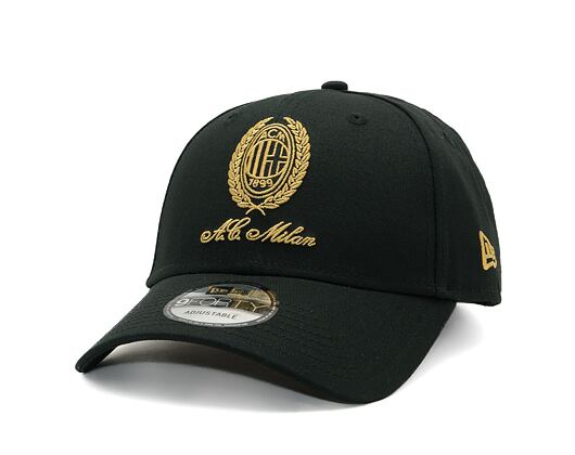 Kappe New Era - 9FORTY Heritage Gold - AC Milan - Black