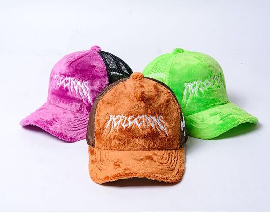 Kappe Reflection Luxury Fuzzy Trucker Teddy Bear Brown