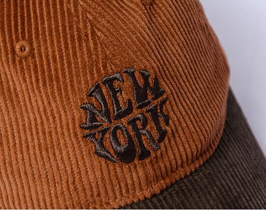 Damen Kappe New Era - 9TWENTY Womens Cord - Dark Brown / TPN