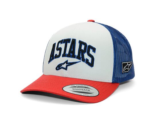 Kappe Alpinestars - Dunker Trucker - White/Red/Blue