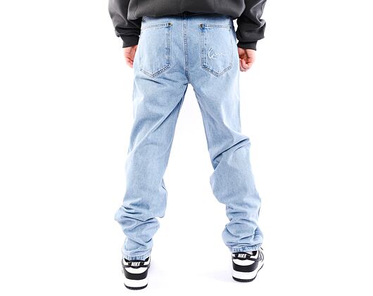 Hose Karl Kani Small Signature Baggy Five Pocket Denim light blue