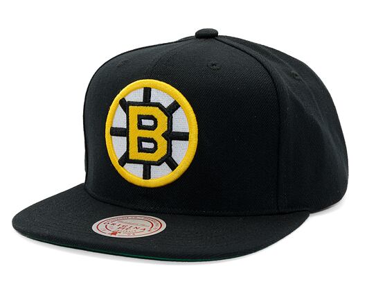 Kappe Mitchell & Ness - Conference Patch Snapback Vntg - Boston Bruins - Black
