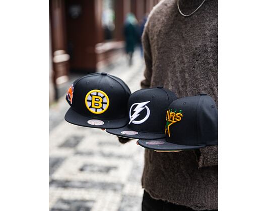 Kappe Mitchell & Ness - Top Spot Snapback Vntg - Dallas Stars - Black
